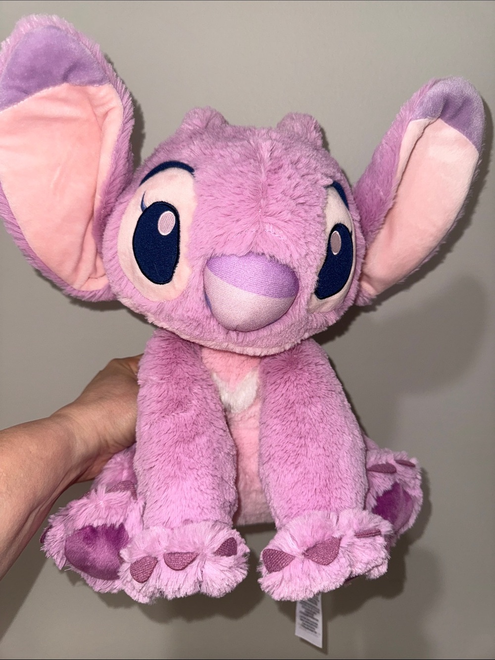 “Angel’ Alien Stuffed Toy - Lilo & Stitch Friend  Soft Pink-Purple Plush 14 in